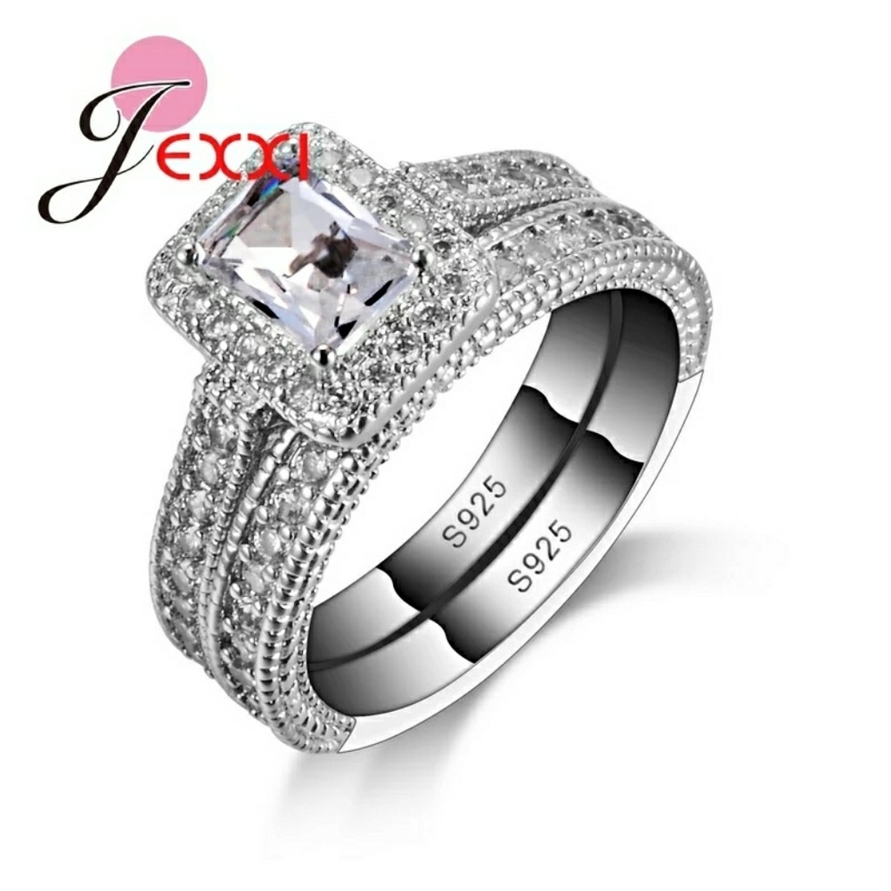 Jexxy engagement ring women size7